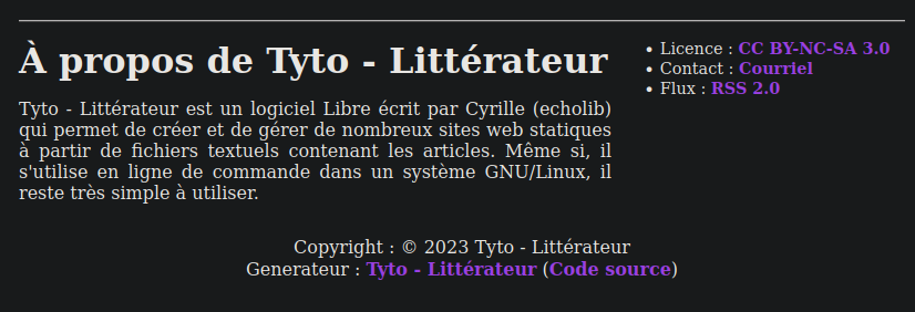 Le pied de page de Tyto - Littérateur